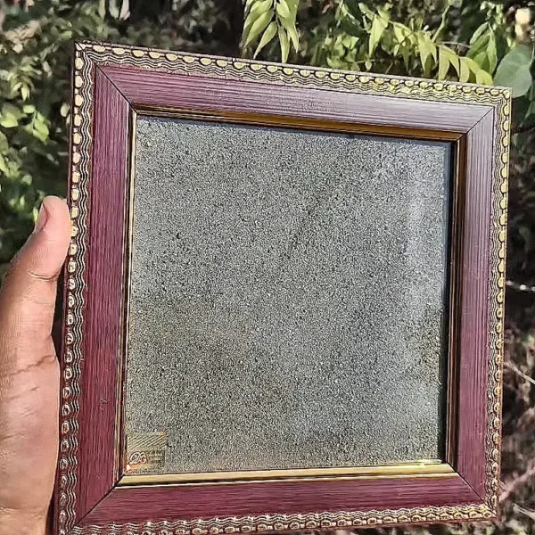 Raw Pyrite Dust Frame